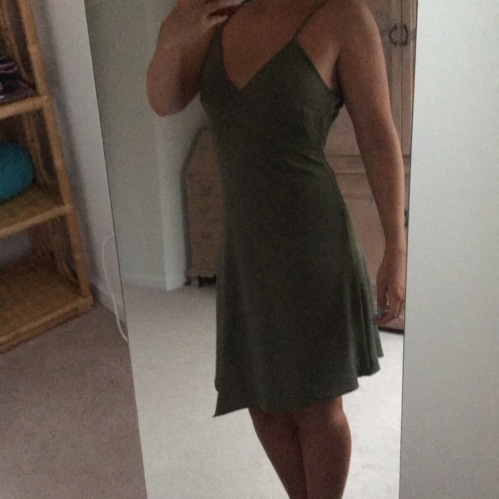 Low//high olive Green💚 dress